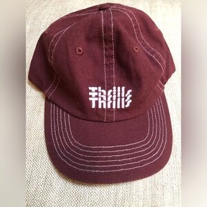 NWOT Thrills Burgundy Hat with Contrast Sitching